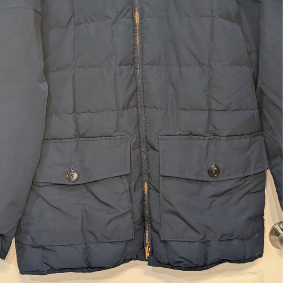 Vintage Eddie Bauer Down Blizzard Proof Jacket Coat Parka Men's Fur Collar XL - Picture 3 of 12